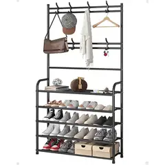 GENERICO - Zapatero Organizador Colgador Zapatos Armario Perchero Color Negro