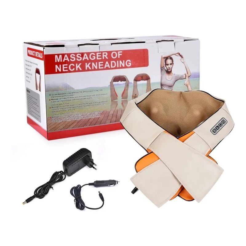 GENERICO - Masajeador Eléctrico Lumbar Cuello Cervical Multi Masaje