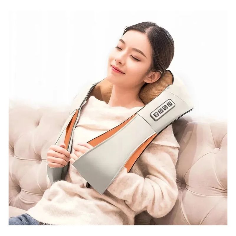 GENERICO - Masajeador Eléctrico Lumbar Cuello Cervical Multi Masaje