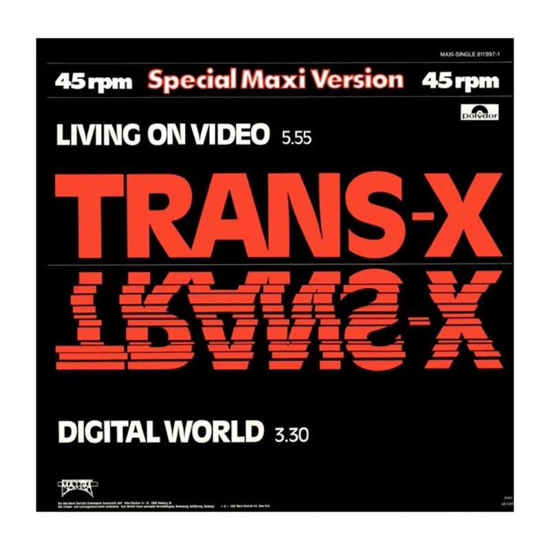 GENERICO - Trans-X  Living On Video  Digital World Vinilo Reacondicionado VG+