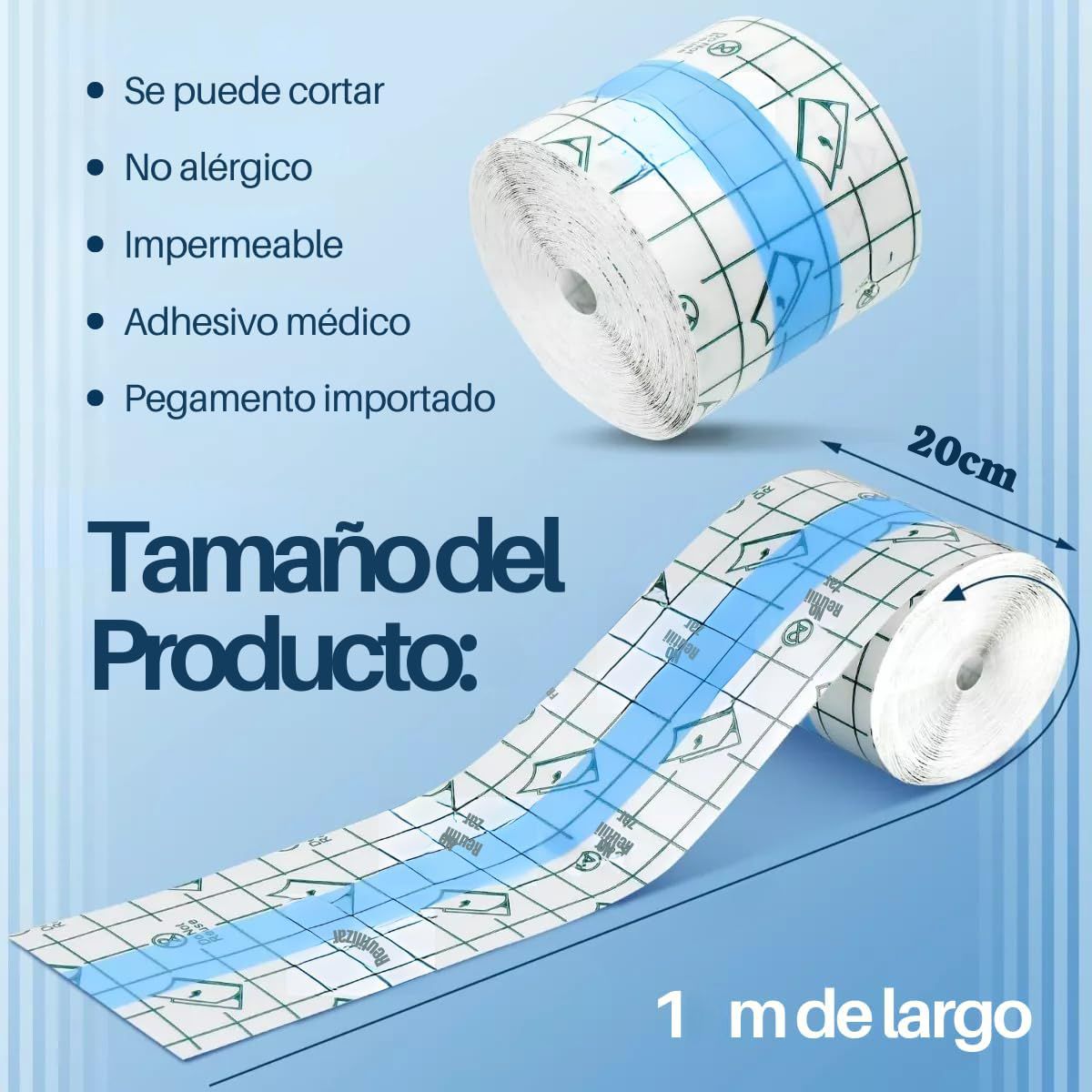 GENERICO - Parche Para Tatuaje 20cms X 100cm Vendaje Impermeable