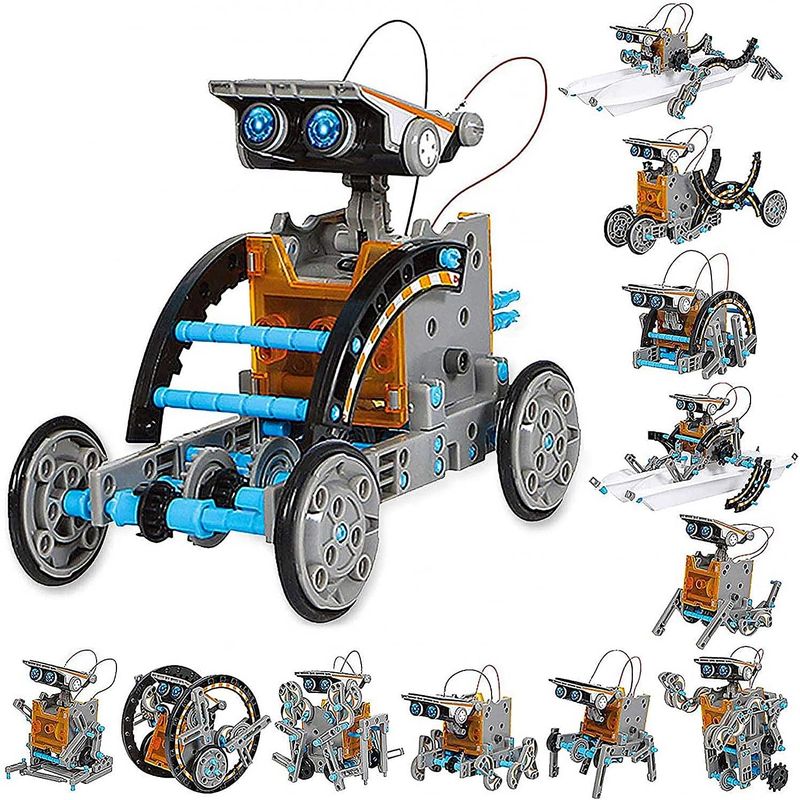 KUANGYE - Kit De Juguete Educativo Ciencia Robot Solar Para Niños