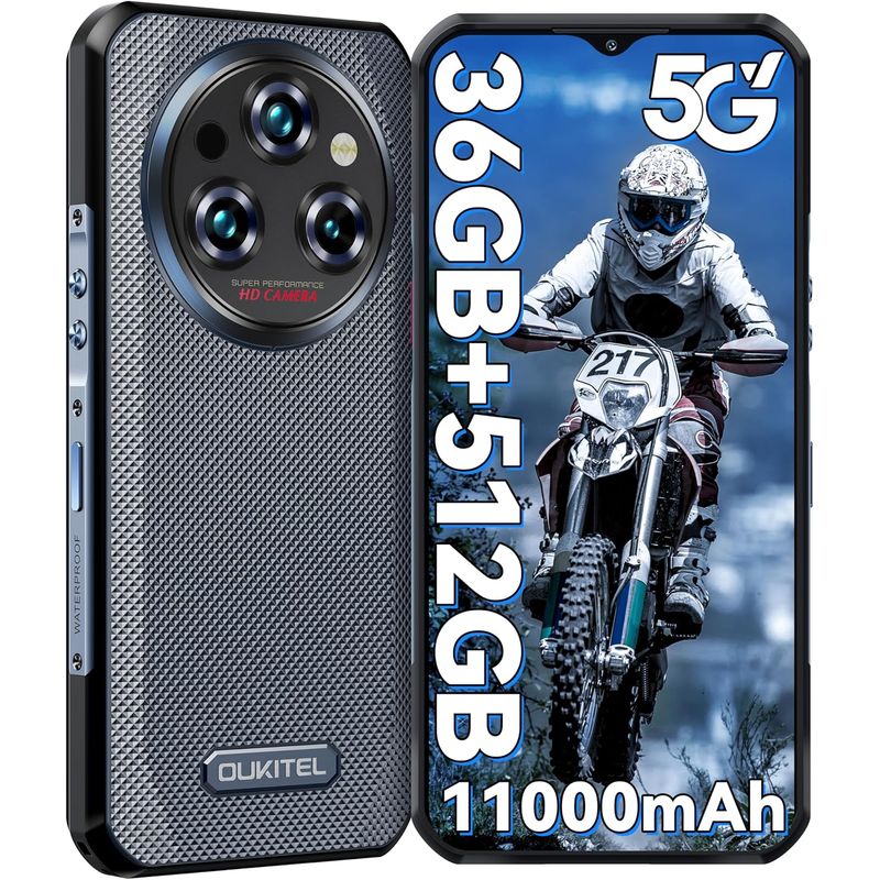 OUKITEL - OUKITEL WP35 Pro 5G Celular 36GB+512GB 11000mAh