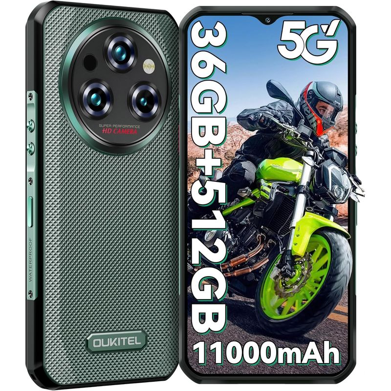 OUKITEL - OUKITEL WP35 Pro 5G Celular 36GB+512GB 11000mAh