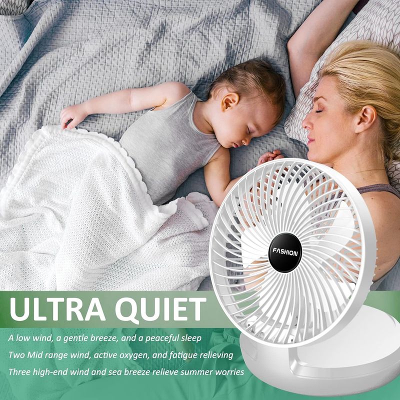 EDWINAYY - Mini Ventilador Plegable De Pared