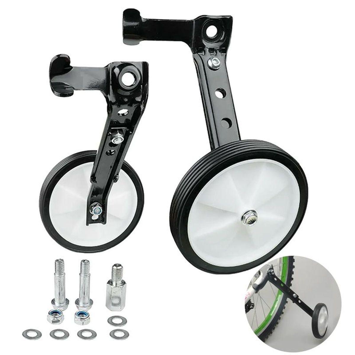 GENERICO - Ruedas Laterales Estabilizadoras Reforzada Regulables 16-22