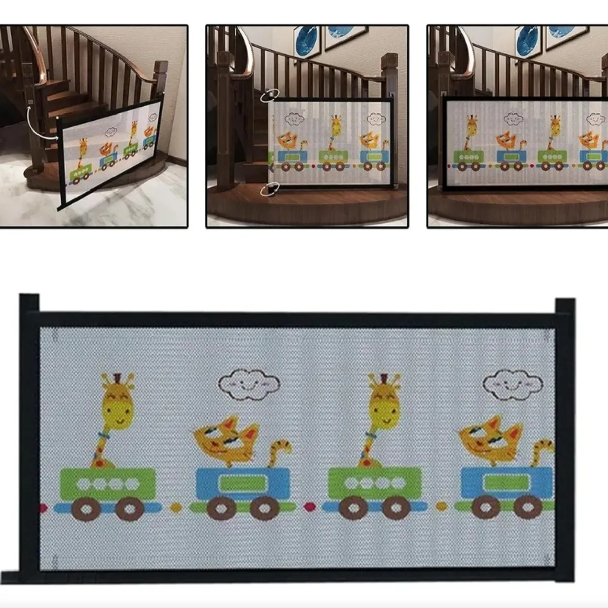 EDWINAYY - Reja Seguridad Escalera Puerta Bebe Mascotas