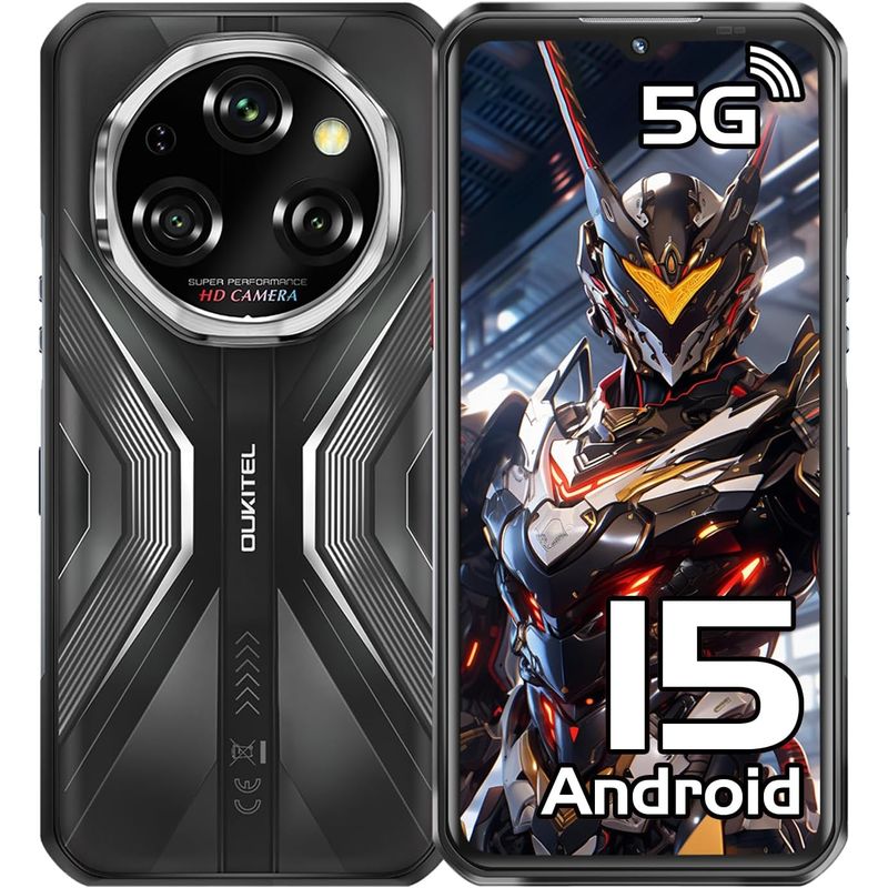 OUKITEL - OUKITEL WP55 5G Celular 36GB+256GB, 108MP,Android 15