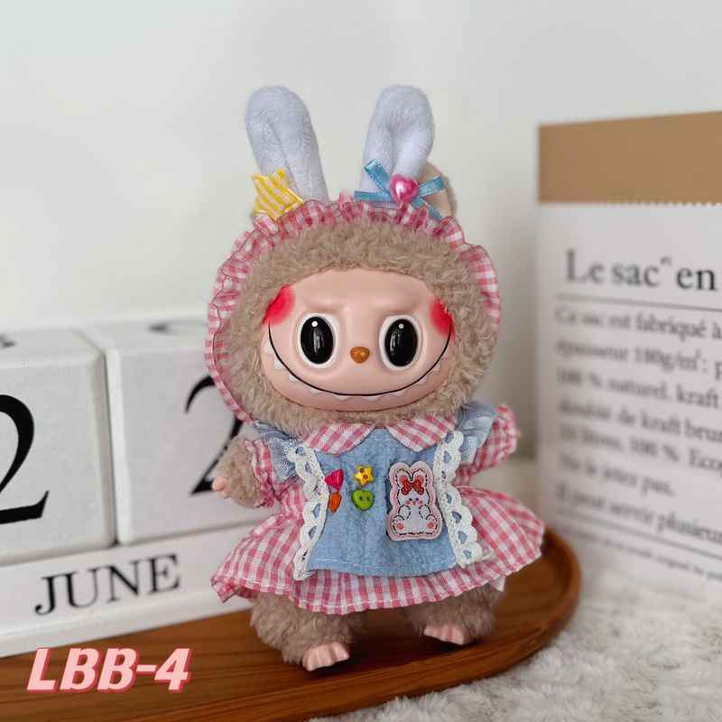 TIOZONEY - Ropa De Muñeca Para Labubu De 17 Cm