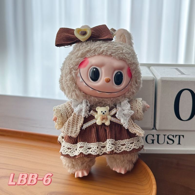 TIOZONEY - Ropa De Muñeca Para Labubu De 17 Cm