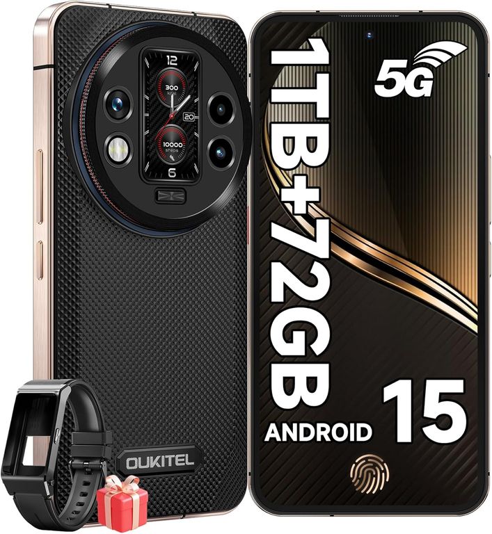 WP200 Pro 5G Celular 72GB+1TB 108MP Android15