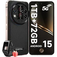 OUKITEL - WP200 Pro 5G Celular 72GB+1TB 108MP Android15