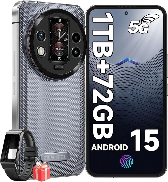 WP200 Pro 5G Celular 72GB+1TB 108MP Android15