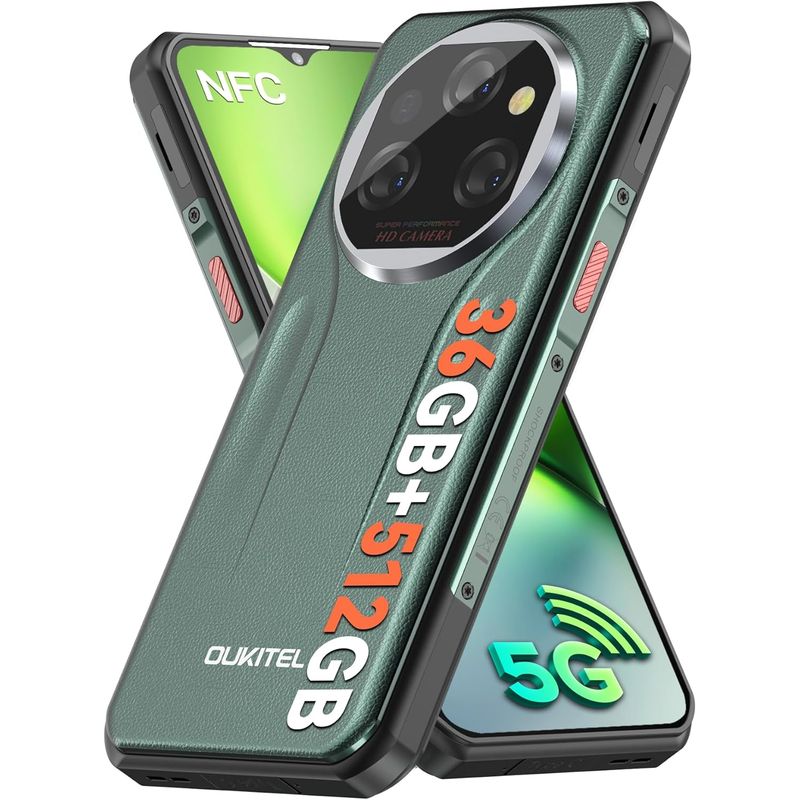 OUKITEL - OUKITEL WP39PRO 5G Celular 36GB+512GB 11000mAh