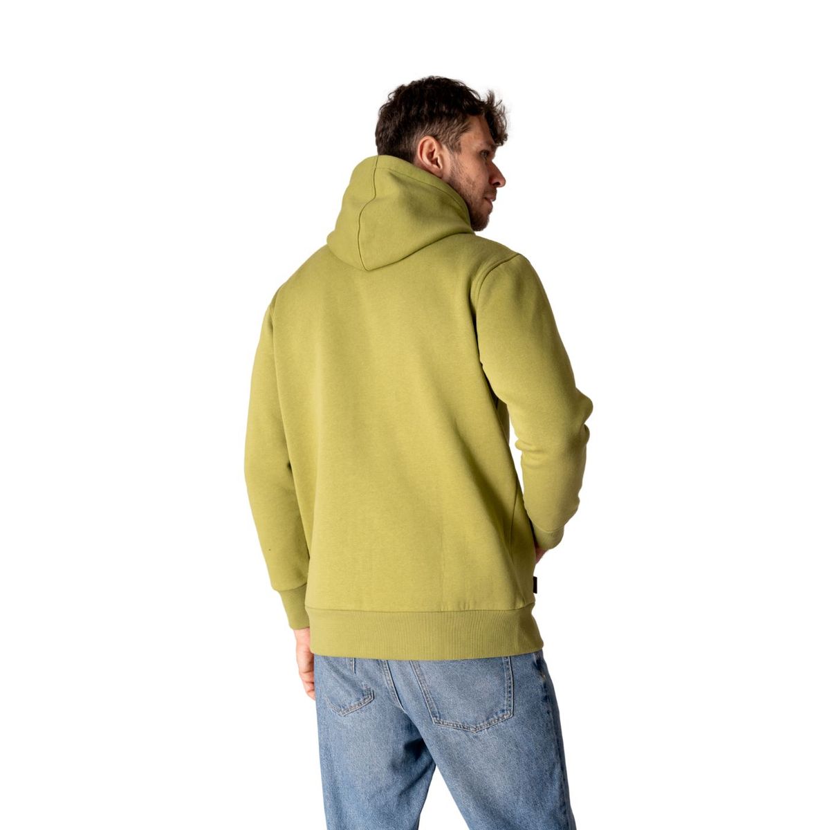 LENGA - Polerón Capucha Hombre Interior Polar Sherpa Puelo Lenga