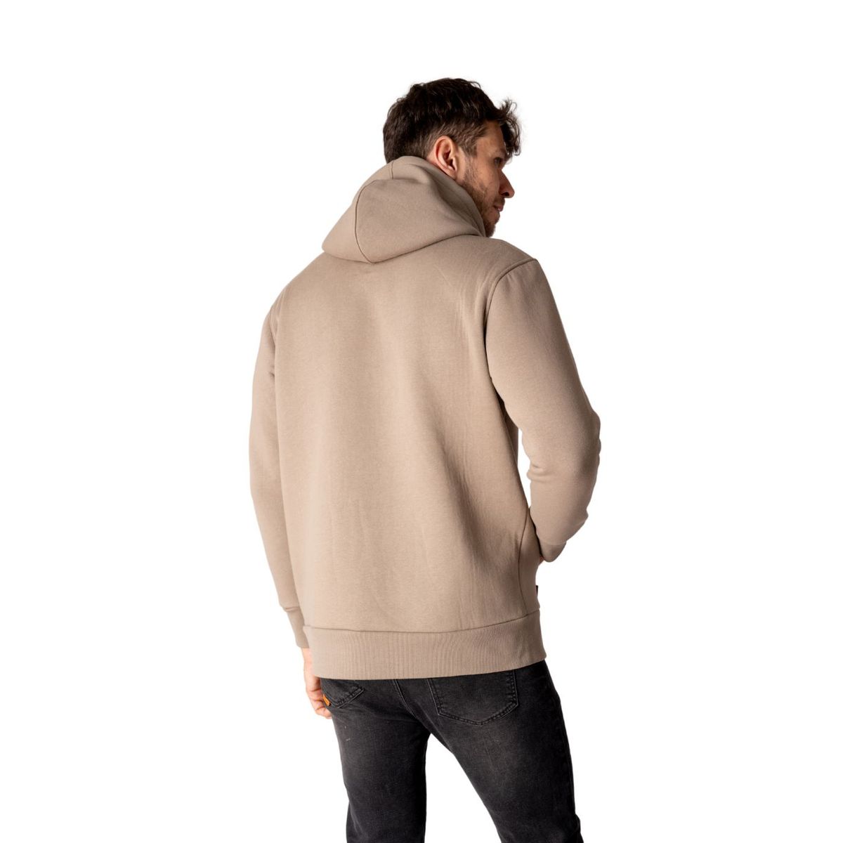 LENGA - Polerón Capucha Hombre Interior Polar Sherpa Puelo Lenga