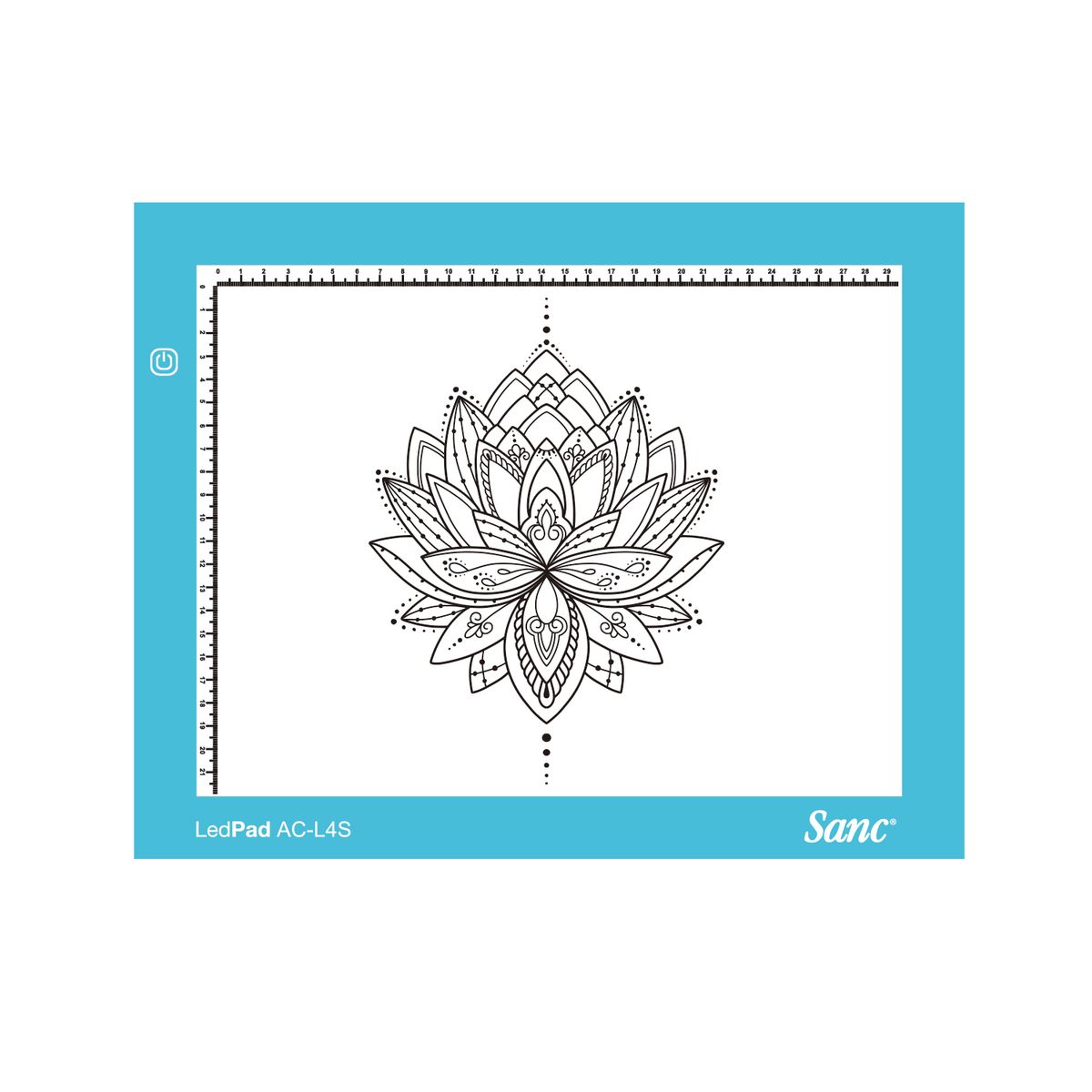 SANC - Tableta de Luz Led Sanc AC-L4S Ligth Blue tipo Huion