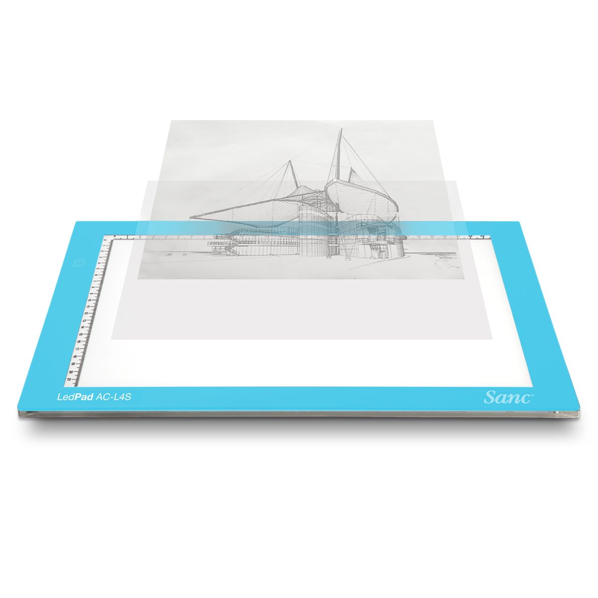 SANC - Tableta de Luz Led Sanc AC-L4S Ligth Blue tipo Huion