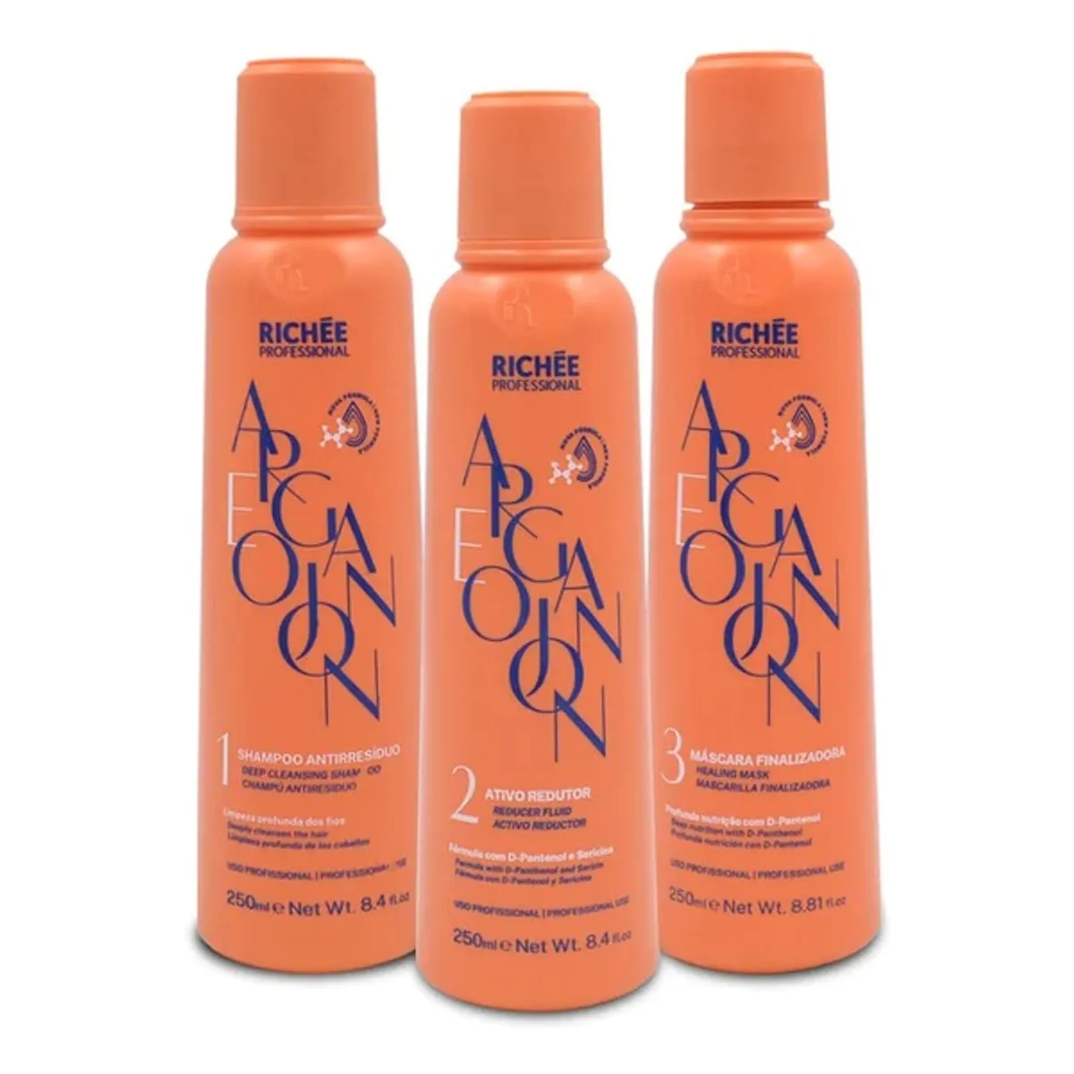 RICHEE PROFESIONNAL - Alisado Richée Argan e Ojon 3 x 250ml