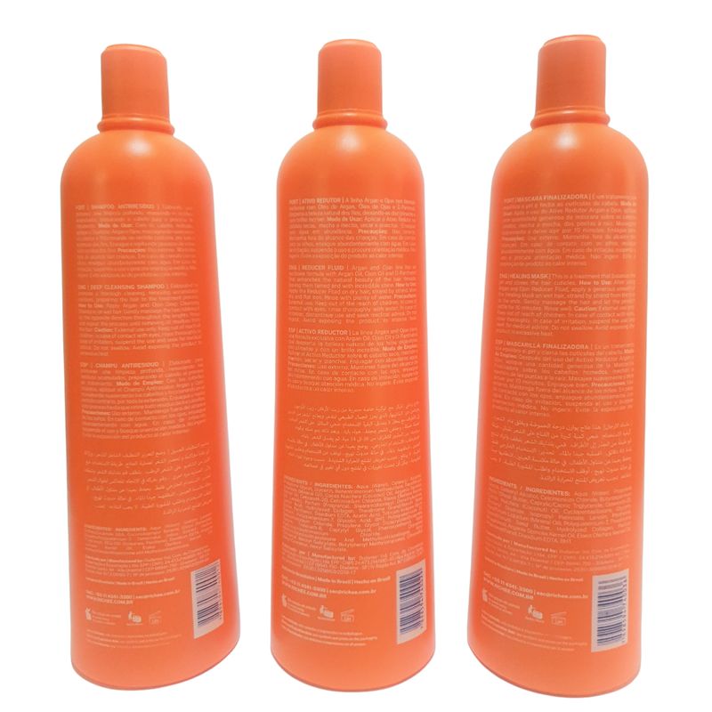 RICHEE PROFESIONNAL - Alisado Richée Argan e Ojon 3 x 250ml