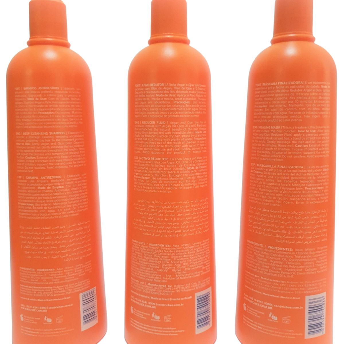 RICHEE PROFESIONNAL - Alisado Richée Argan e Ojon 3 x 250ml