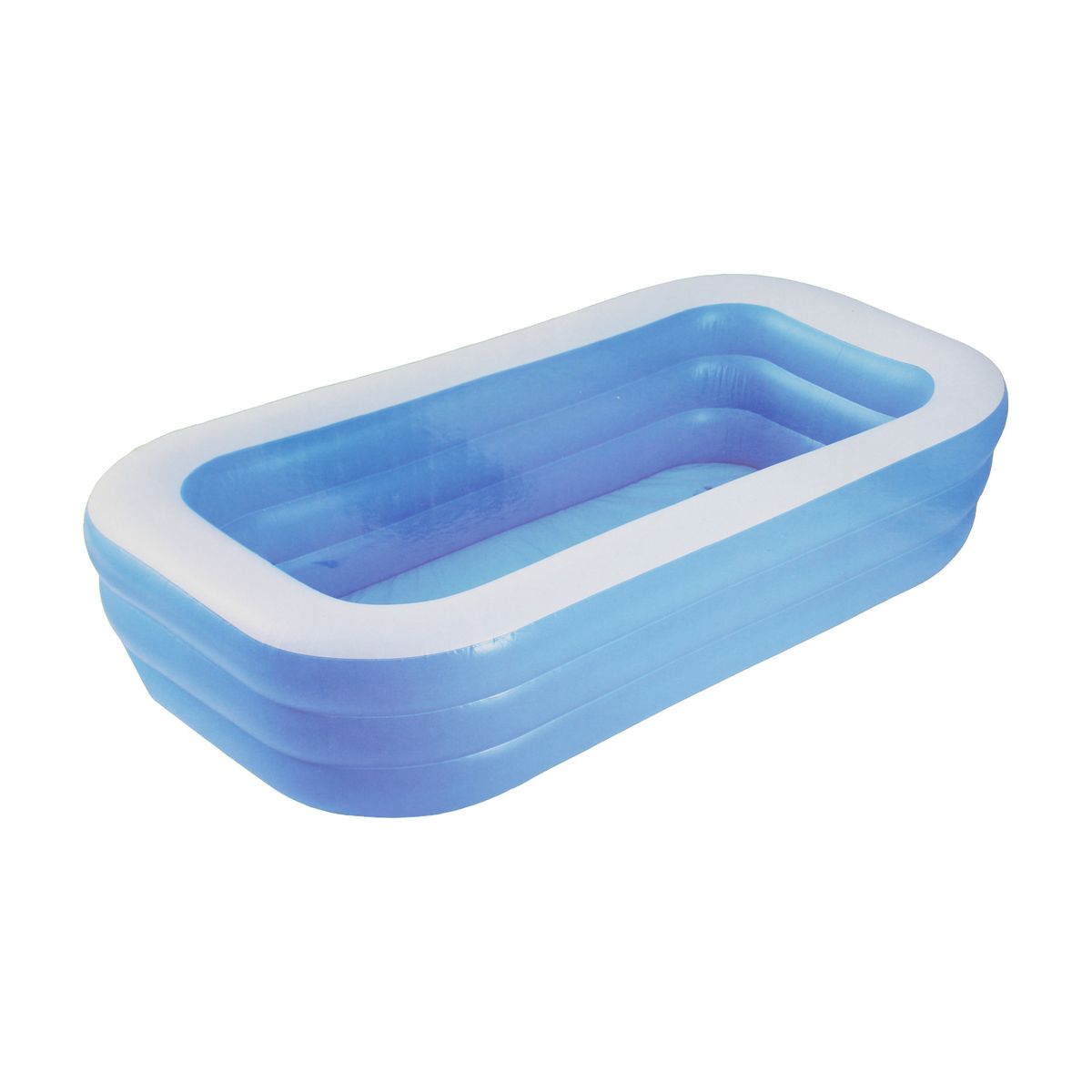 PUNTO STORE - Piscina Inflable 210x135x56cm Con 3 Anillos - PS