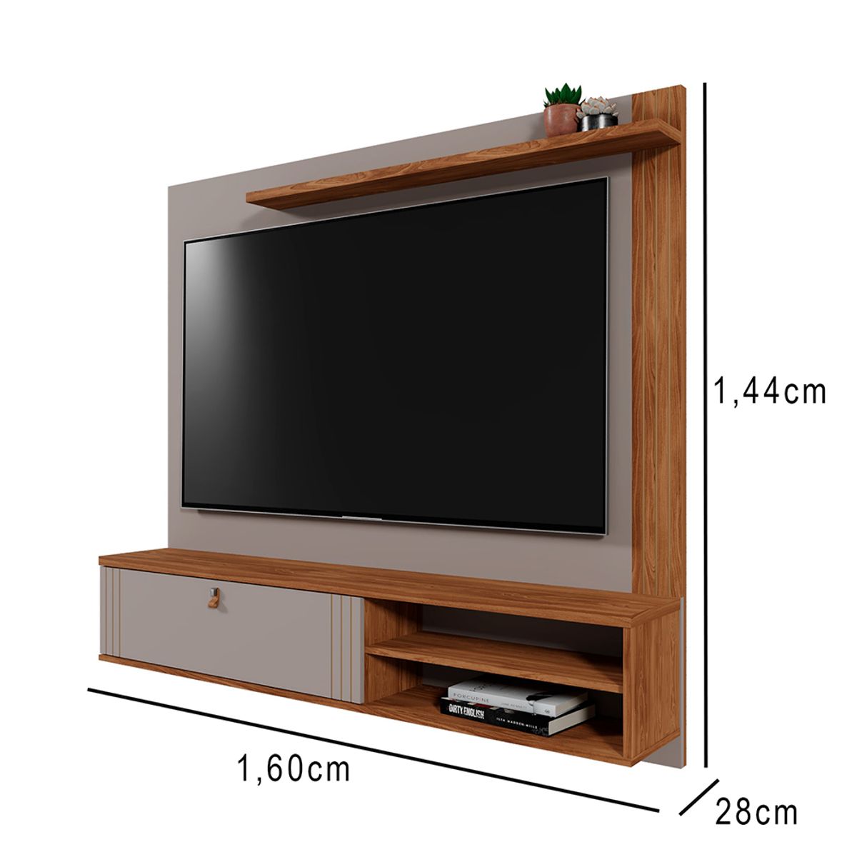 VEKKAHOME - PANEL TV LAREDO GRIS 65"