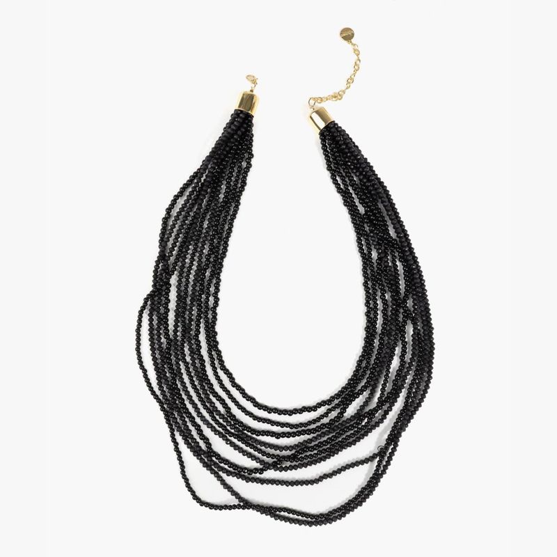 LOUNGE - Collar Mujer Multicapas Mostacillas