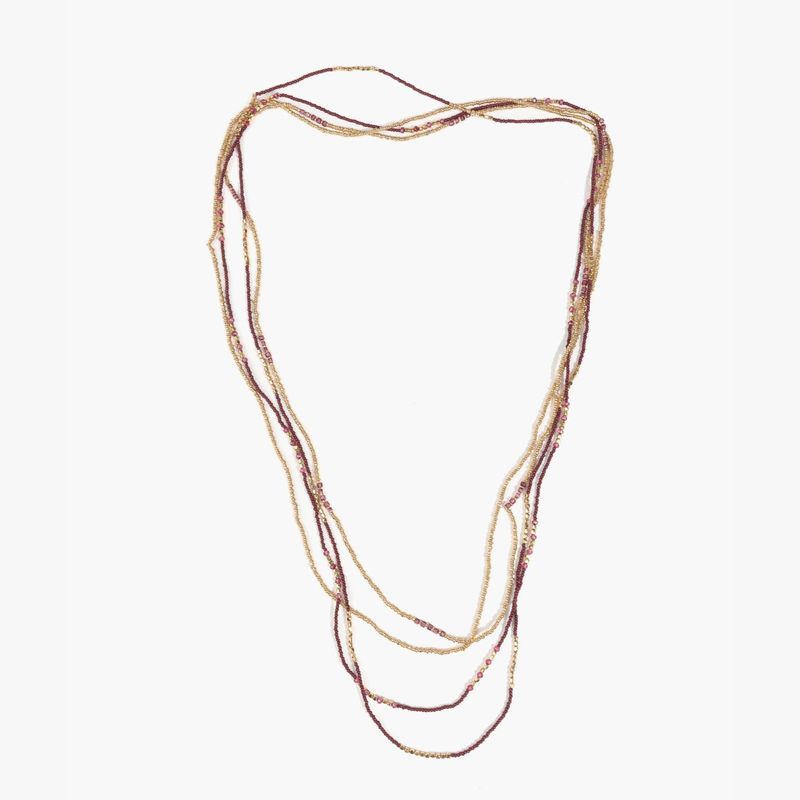 LOUNGE - Collar Mujer Mostacillas