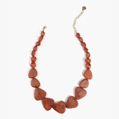 LOUNGE - Collar Mujer Piedras Irregulares