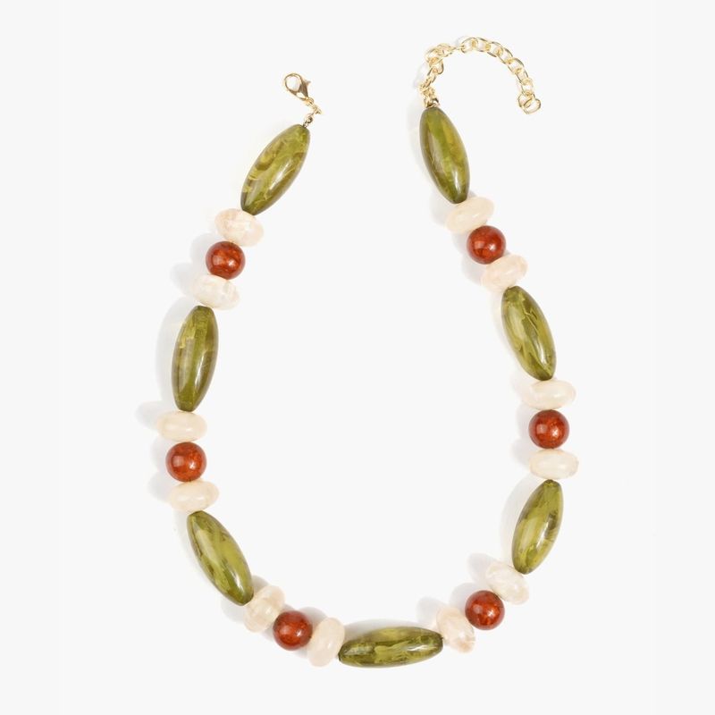 LOUNGE - Collar Mujer Corto Piedras