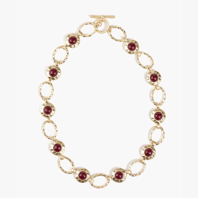 LOUNGE - Collar Mujer Óvalos Y Piedras