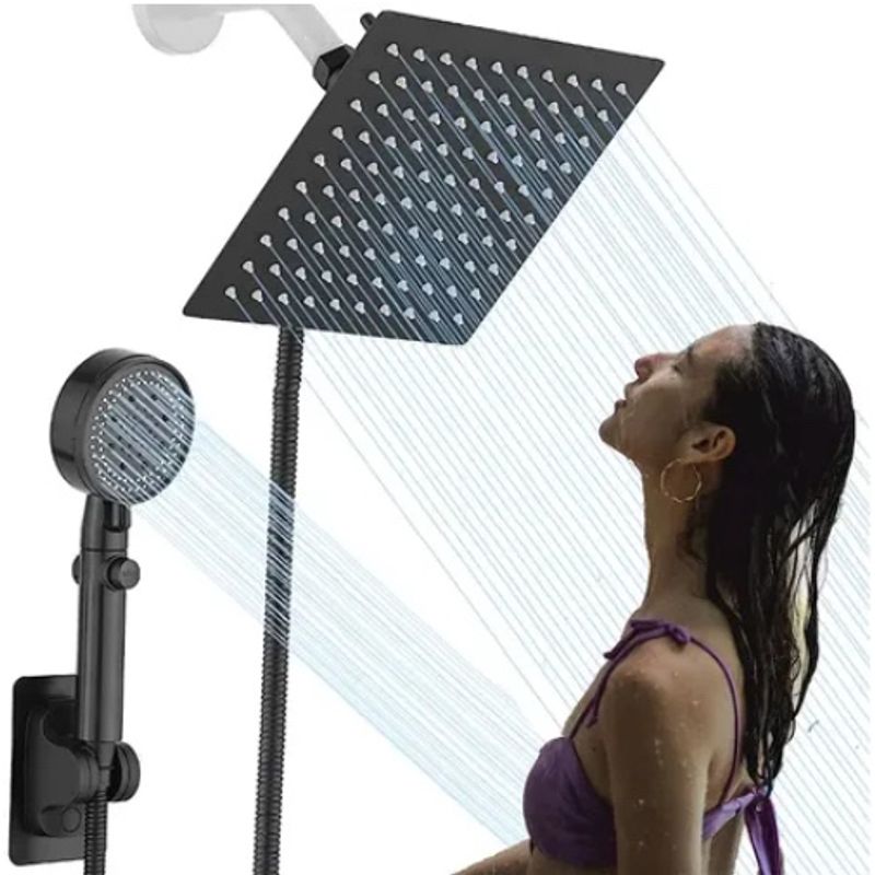 ATLAS - Cabezal De Ducha De Lluvia Cuadrado De Alta Presión