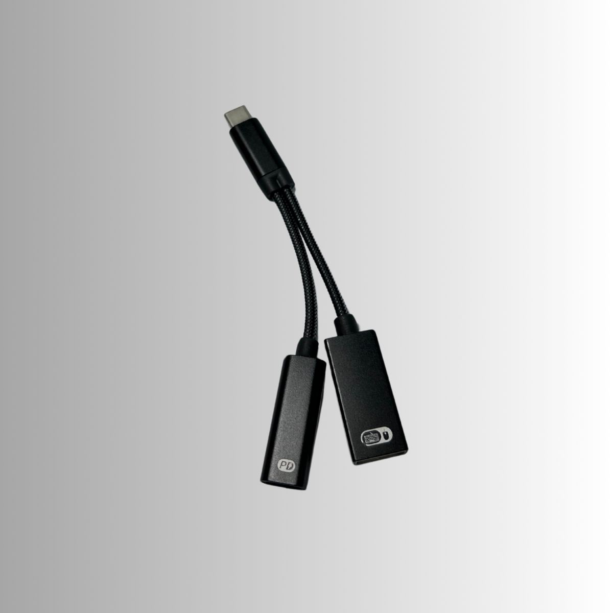 GENERICO - Adaptador Otg Tipo C Usb 3.0 Con Alimentación Macho Hembra