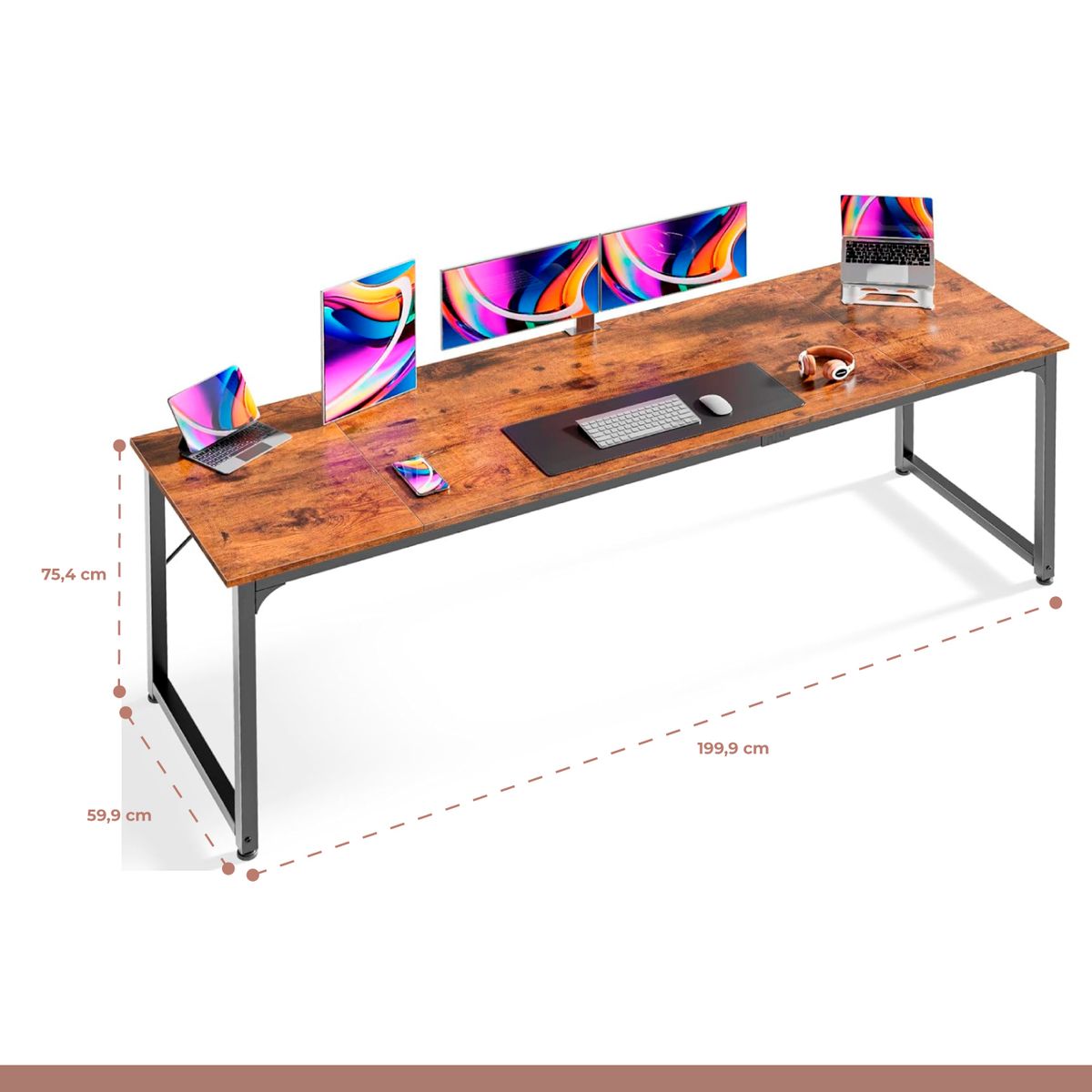 GENERICO - Escritorio Gamer XL 200cm