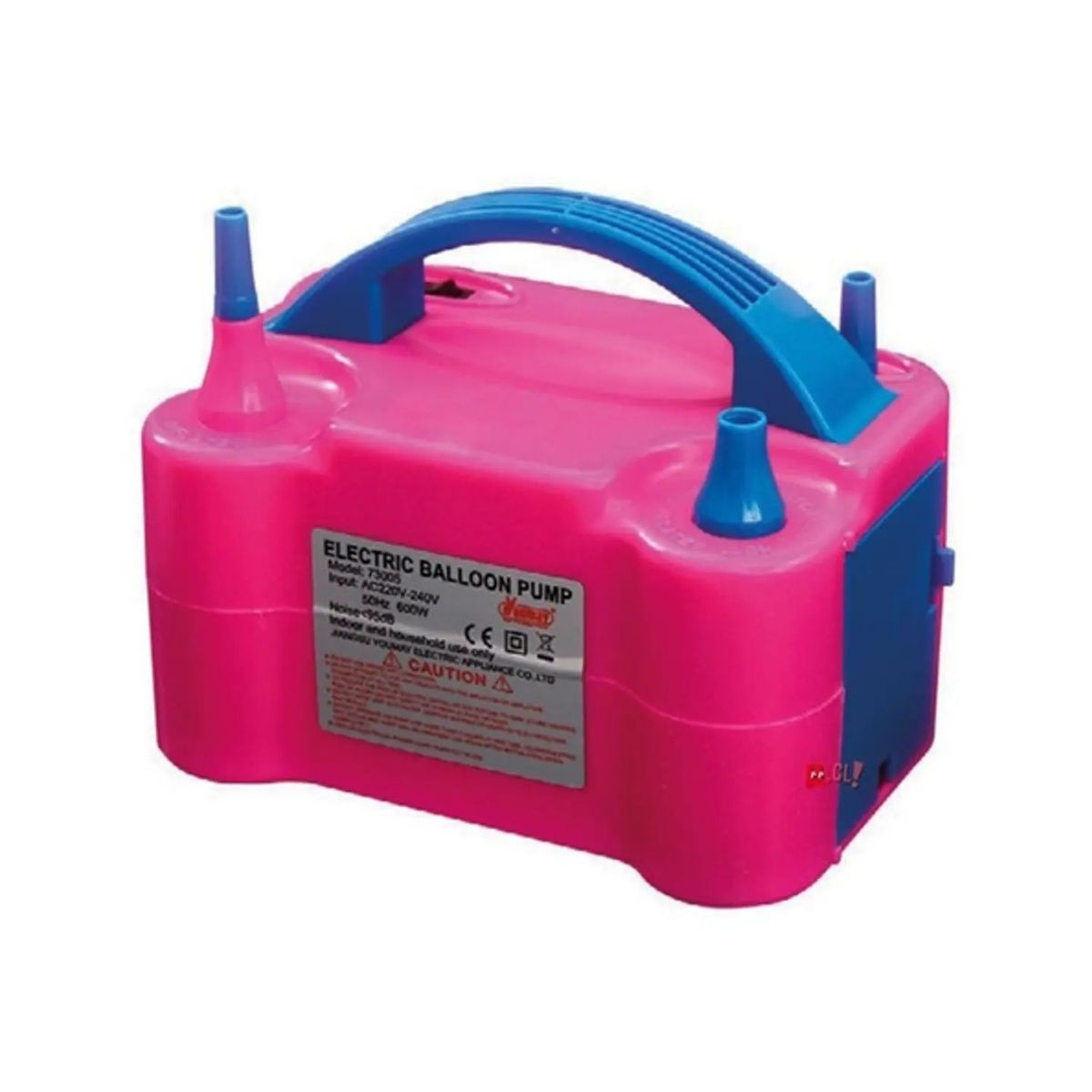 PUNTO STORE - Inflador Globos Eléctrico 2 Inyectores Con Sistema Push - Ps