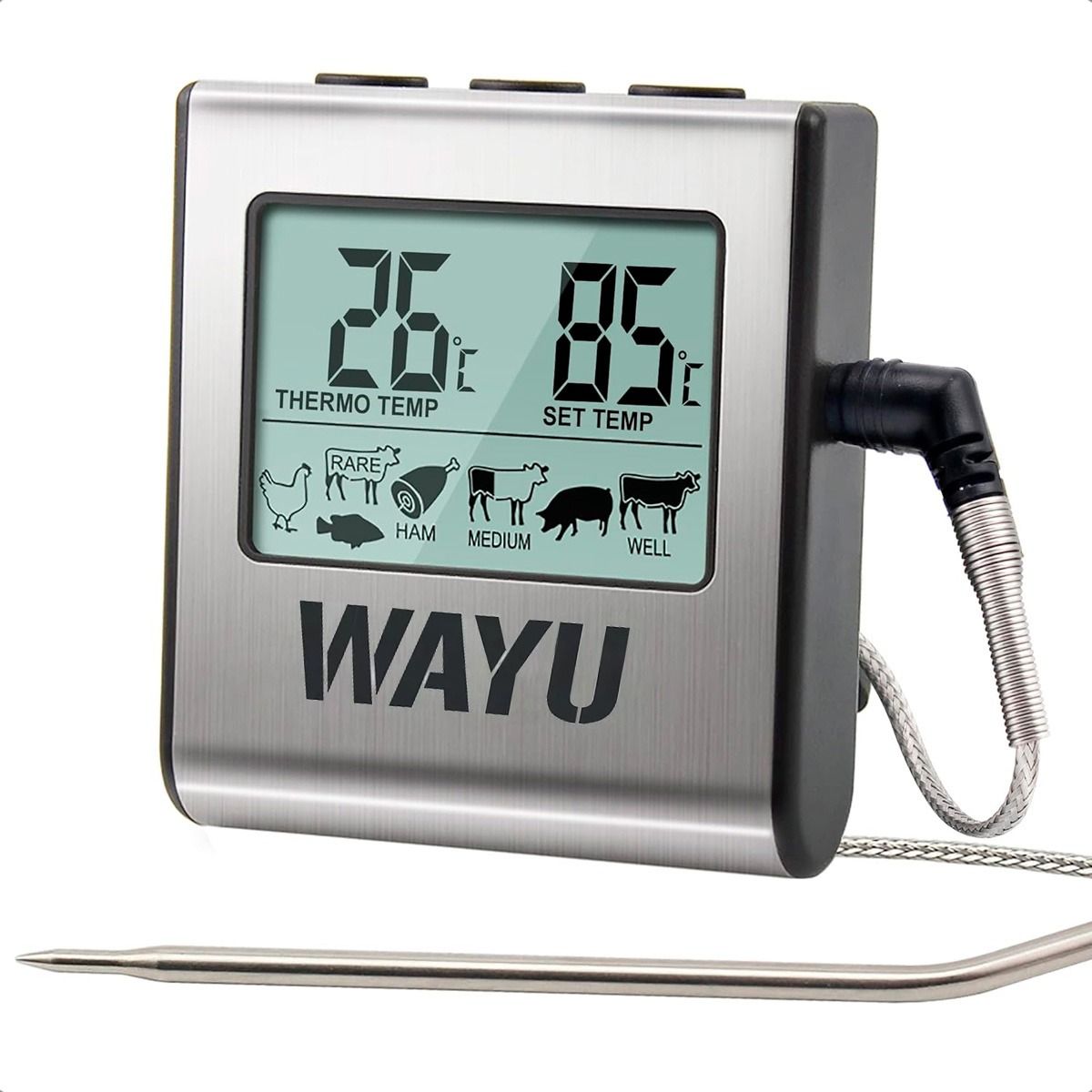 WAYU - Termometro Para Carne Termómetro Digital Wayu Termometro