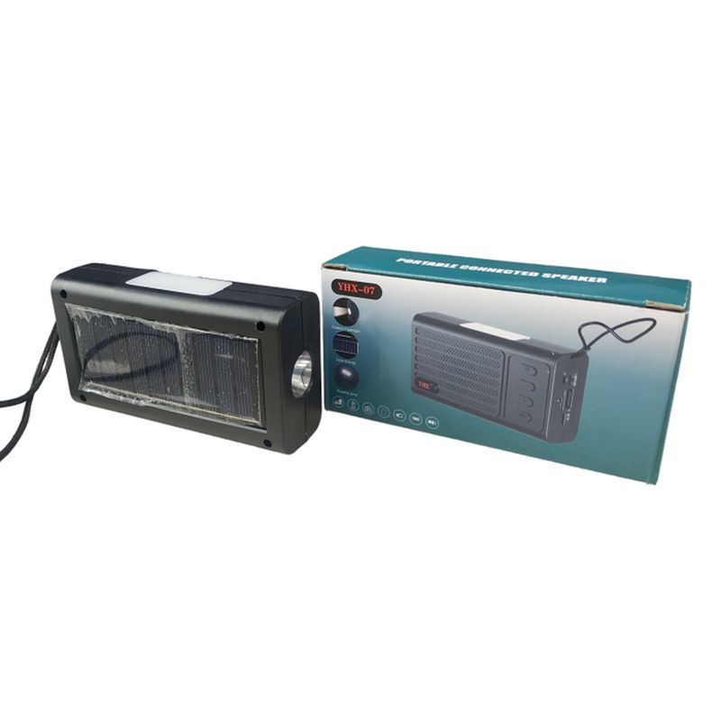 GENERICO - Parlante Bluetooh con Panel Solar YHX-07