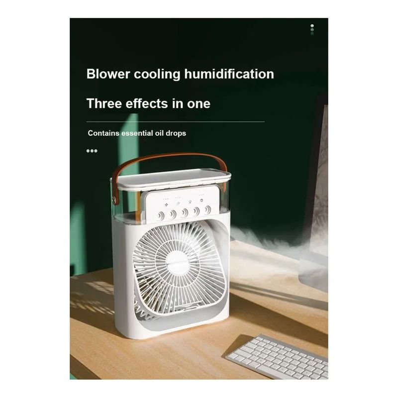 GENERICO - Mini Enfriador Portátil Aire Ventilador Humidificador Usb