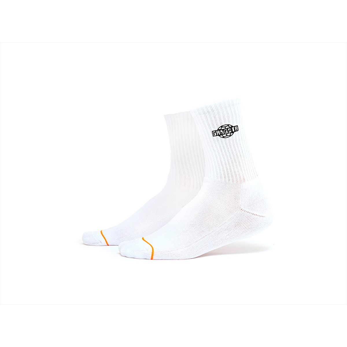 GANGSTA - Calcetin Unisex Gangsta Mid Outline 2Pack Blanco