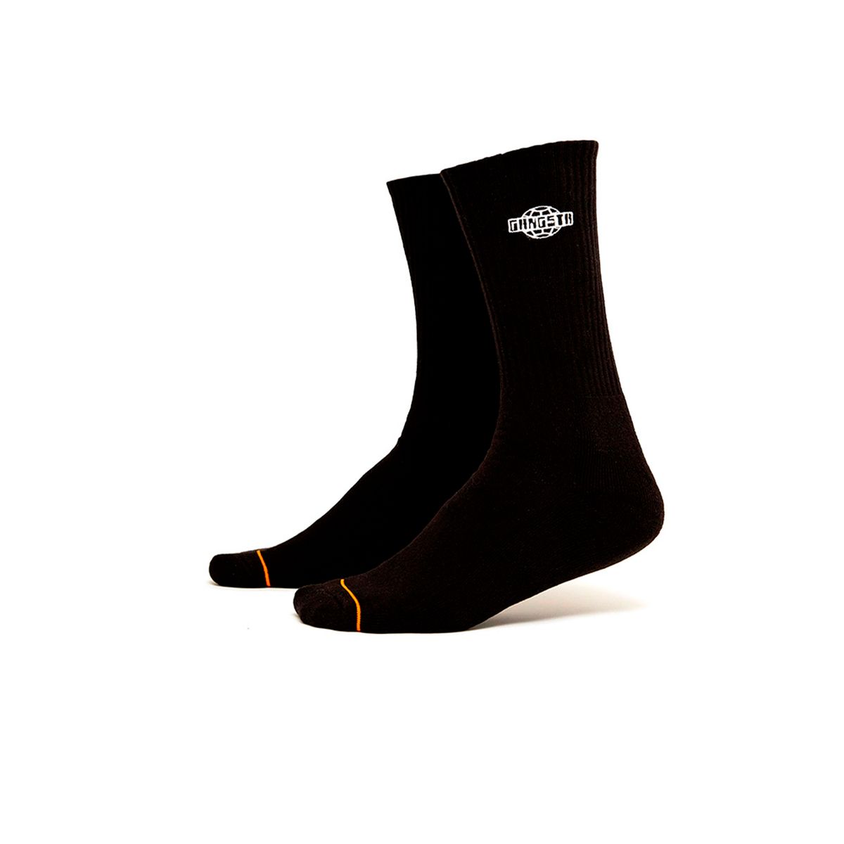 GANGSTA - Calcetin Unisex Gangsta Mid Outline 2Pack Negro