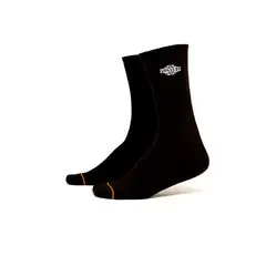 GANGSTA - Calcetin Unisex Mid Outline 2Pack Negro