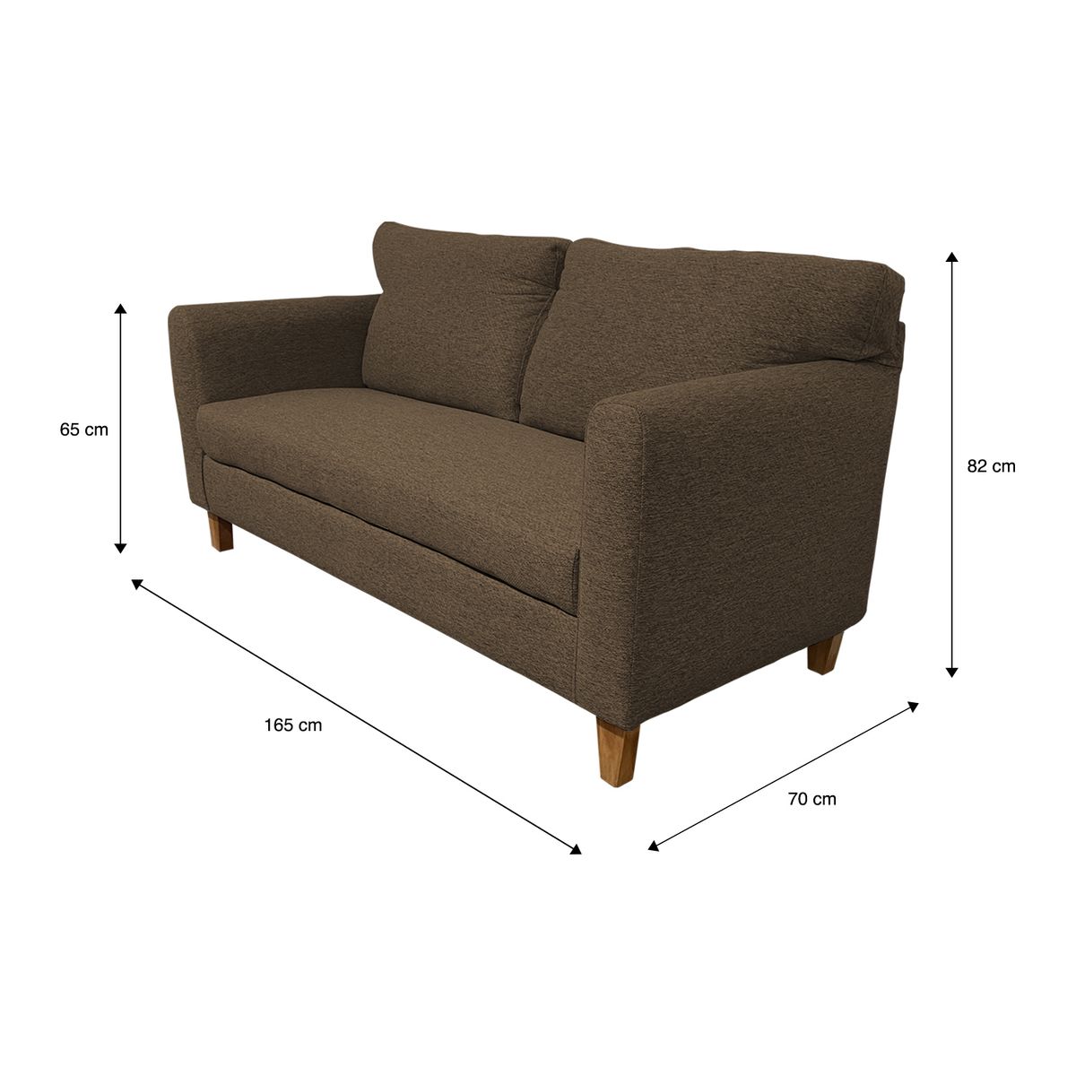 SOFAS HOME - SOFA BEA CHENILLE CAFE