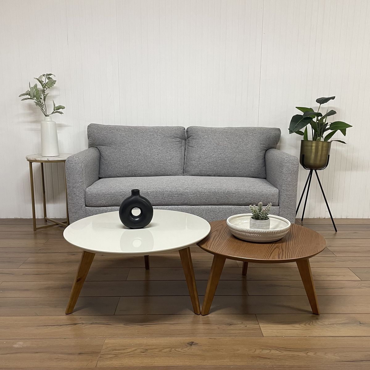 SOFAS HOME - SOFA BEA CHENILLE GRIS