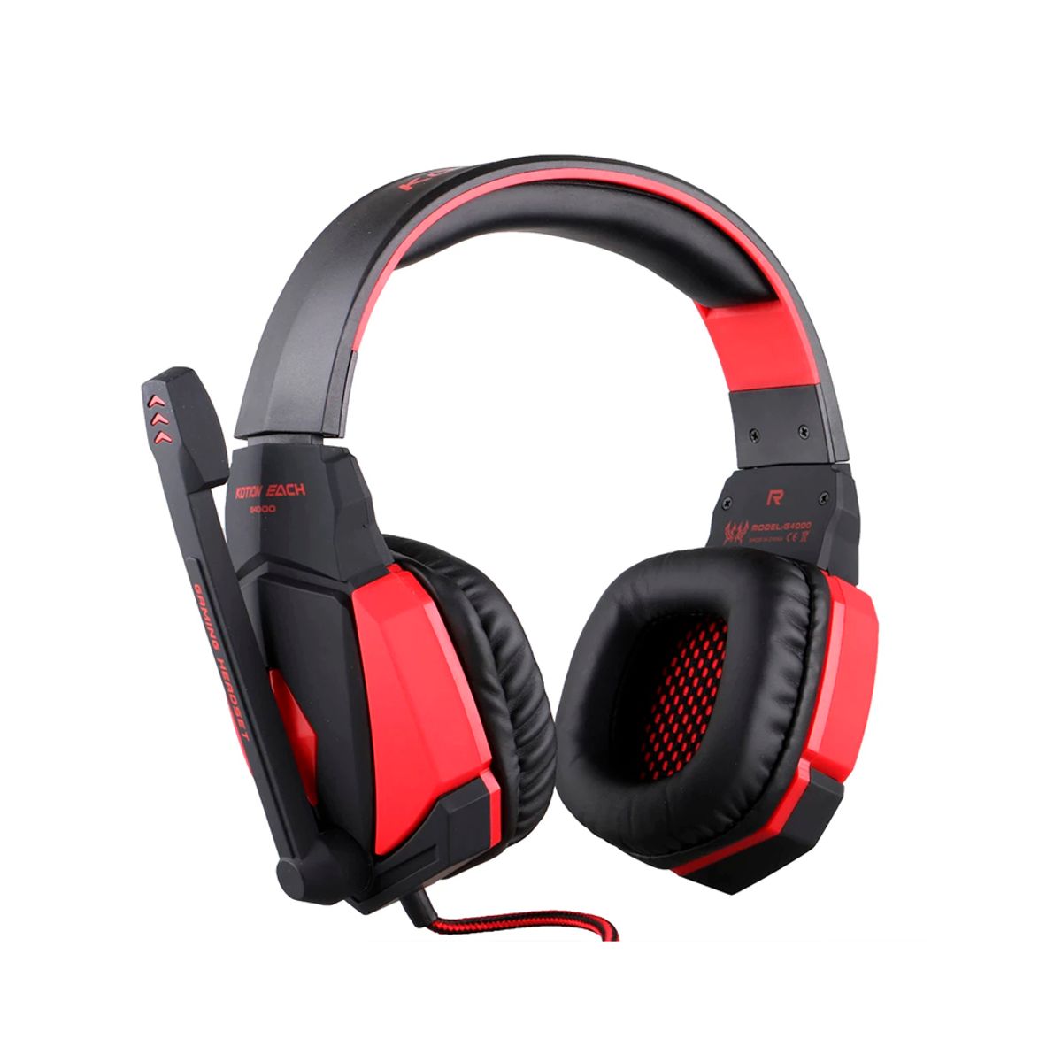 KOTION EACH - Audífonos Gamer Profesional Kotion Rojo G4000 Ps4xboxpc