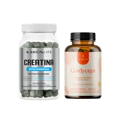 KARUNLIFE - Pack Creatina 150 Gomitas + Cordyceps 60 Cápsulas Karun Life
