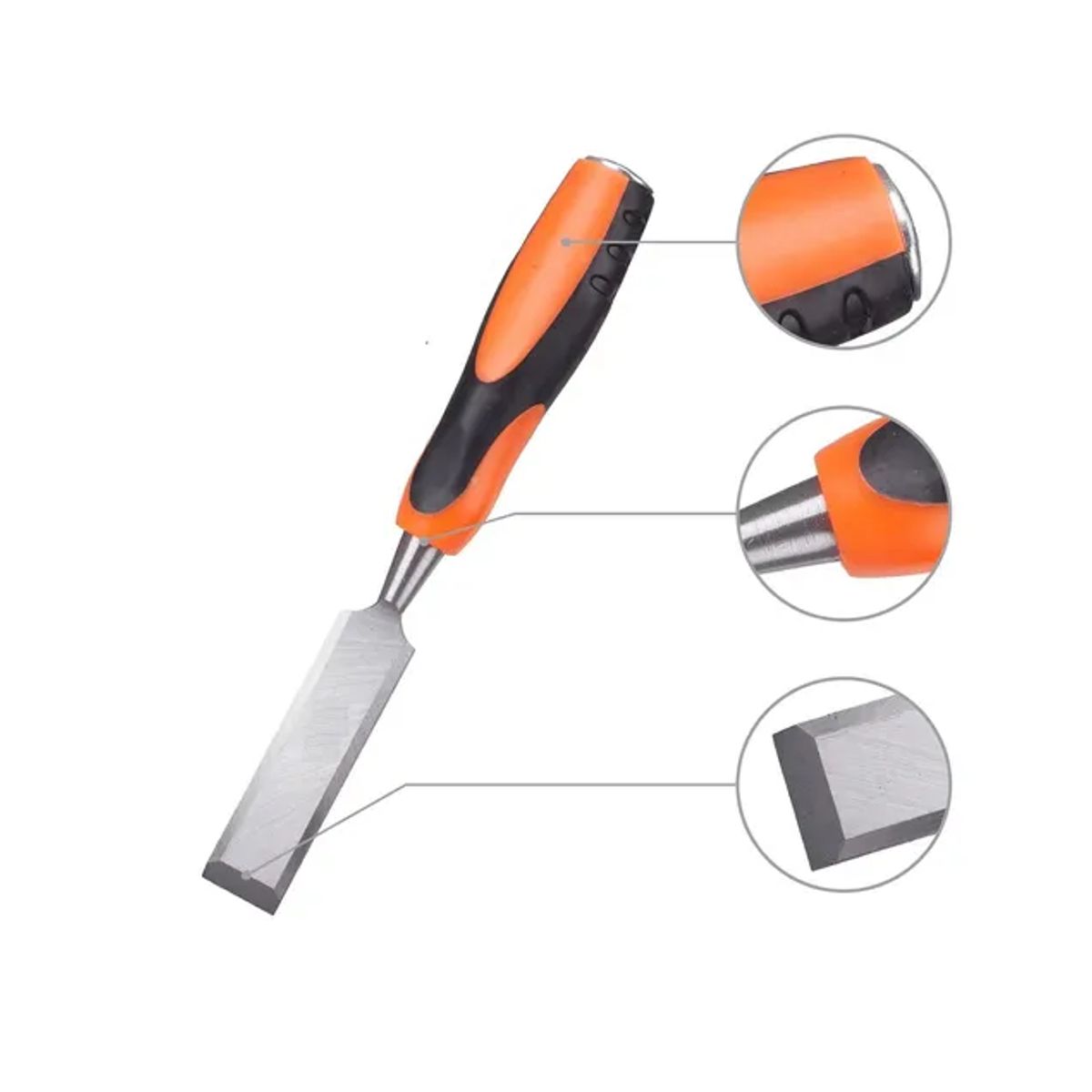 GENERICO - Formón Para Madera Cincel Mango Ergonómico 14 Pulgadas 6mm