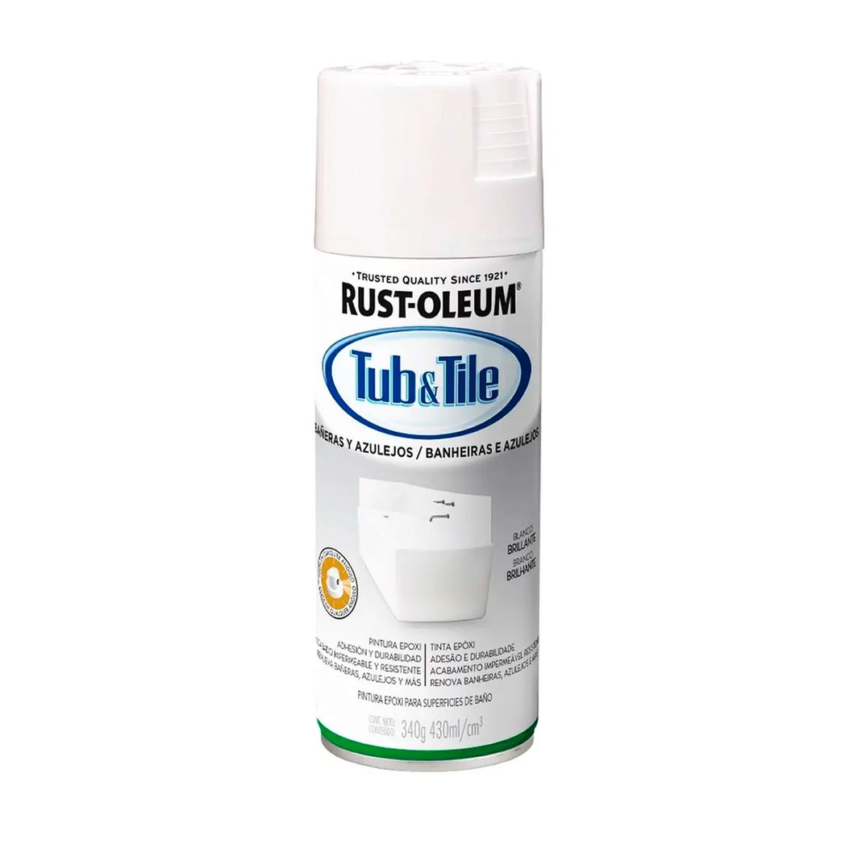 RUST OLEUM - SPECIALTY TUB&TILE - Blanco Brillante 340G