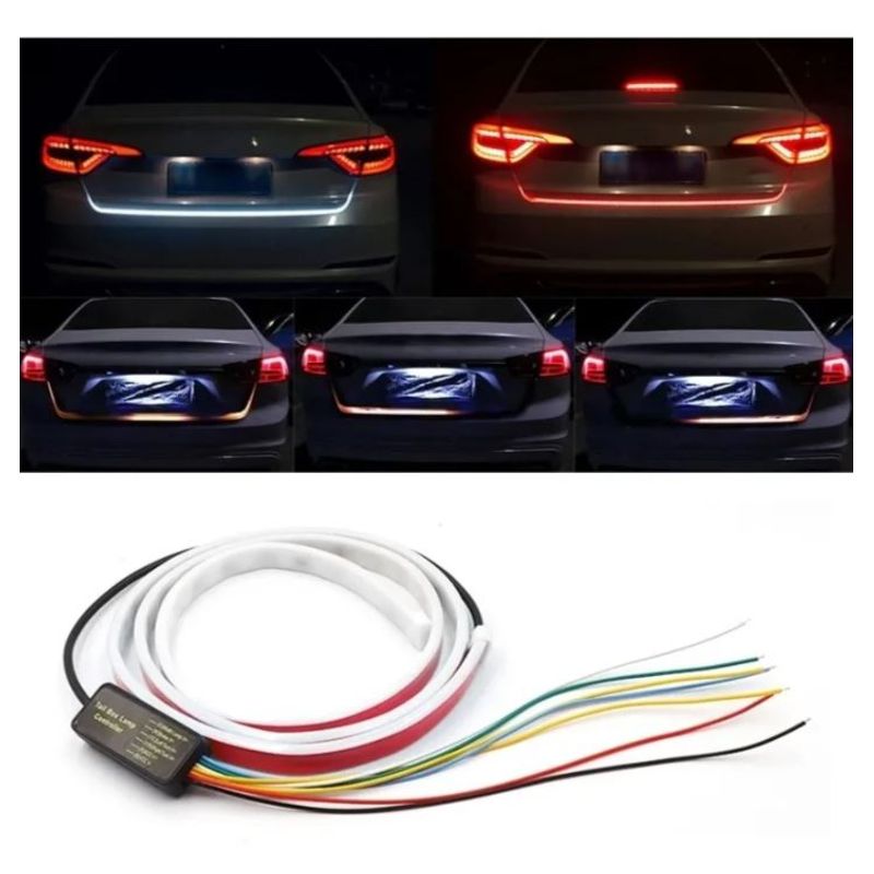 GENERICO - Cinta Tira Led Rgb Para Maleta De Auto Vehículo Girofreno