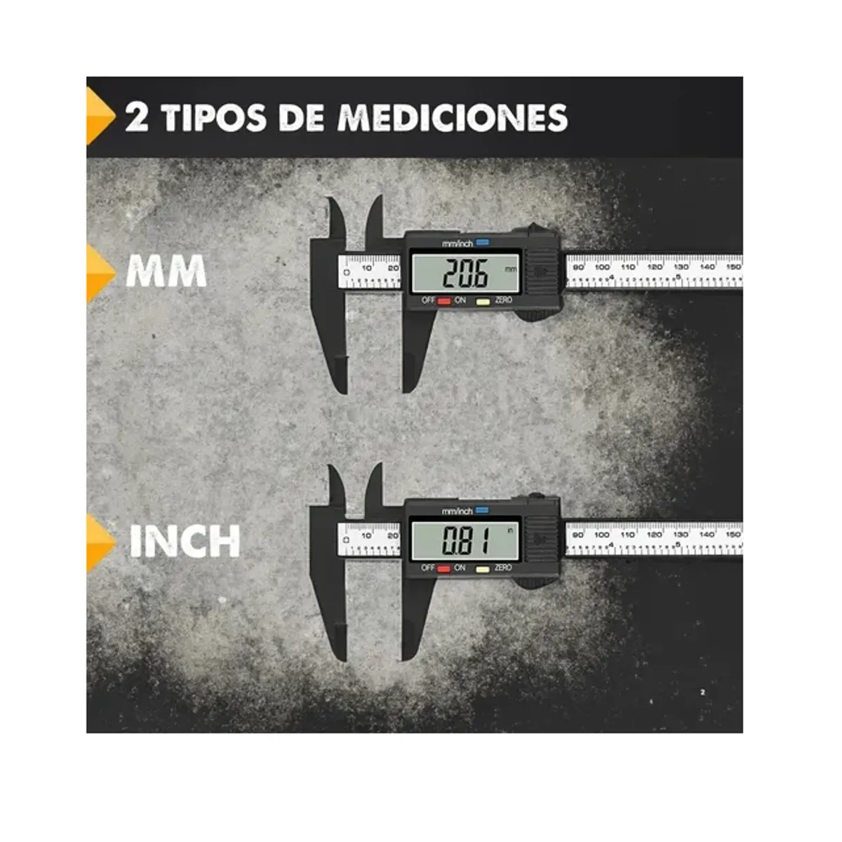 GENERICO - Pie De Metro Digital Calibrador Electrónico 150mm6inch